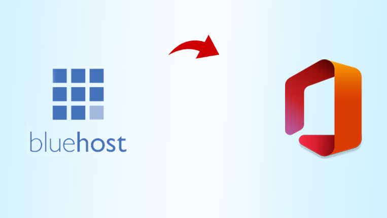migrate email from Bluehost to Office 365