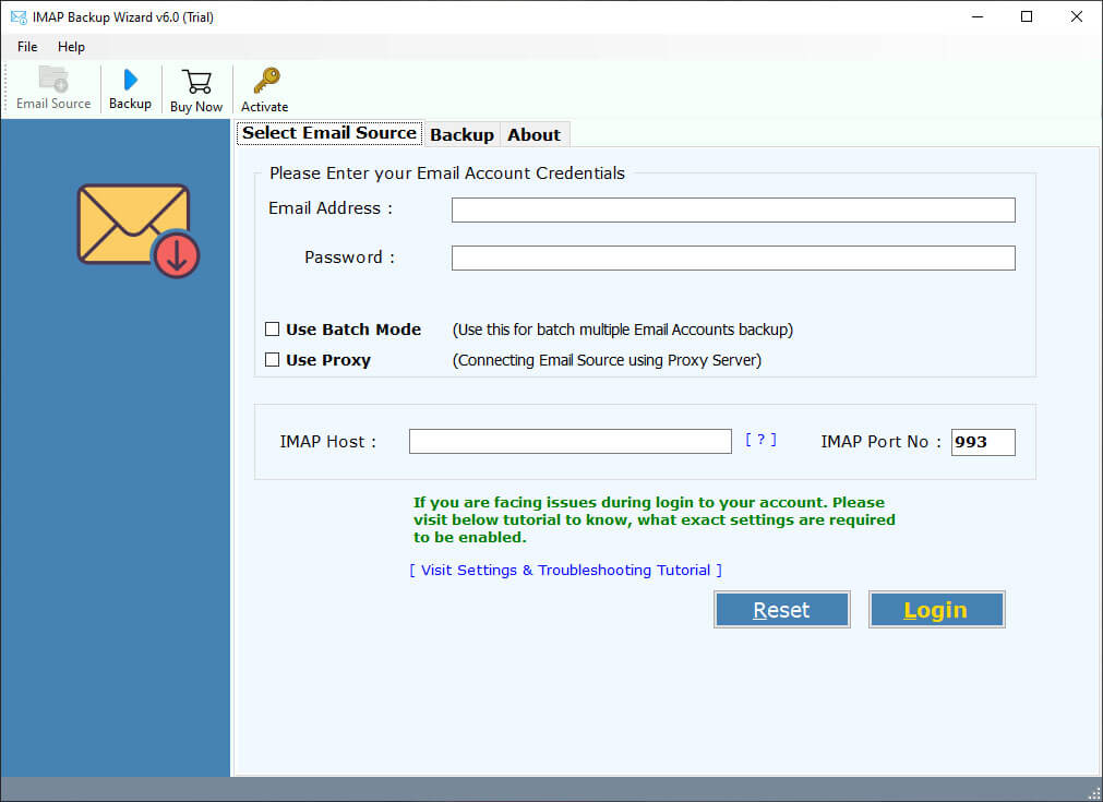 IMAP Backup Tool